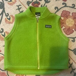 Baby Patagonia fleece vest